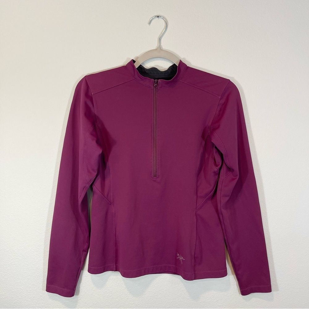 Arc’Teryx Purple Half Zip Pullover Shirt Long Sleeve, Size S